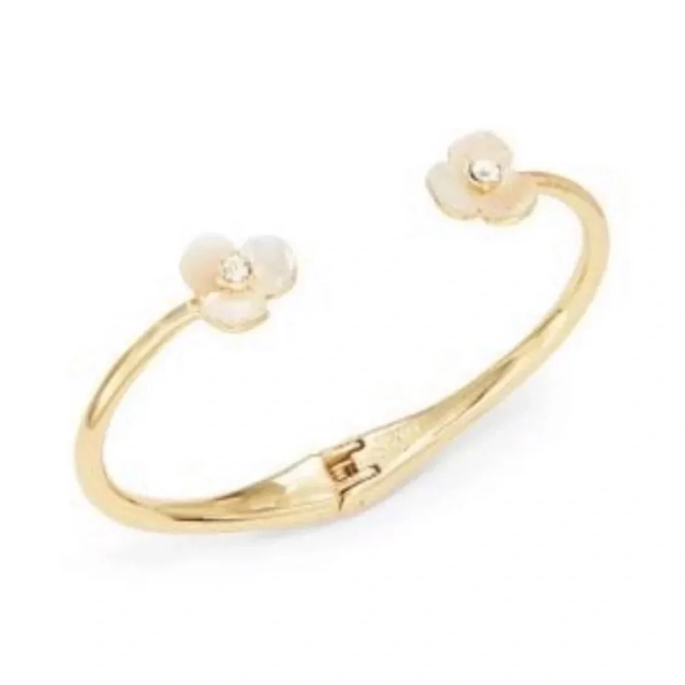 $78 Kate Spade disco pansy cuff bracelet - Picture 10 of 11